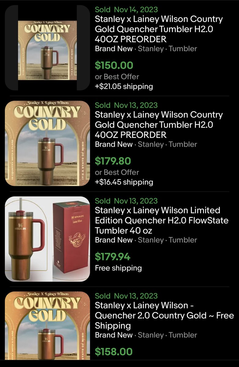 Lainey Wilson Surprises With New 'Country Gold' Stanley Tumbler: How To Get  The Cup - Country Now