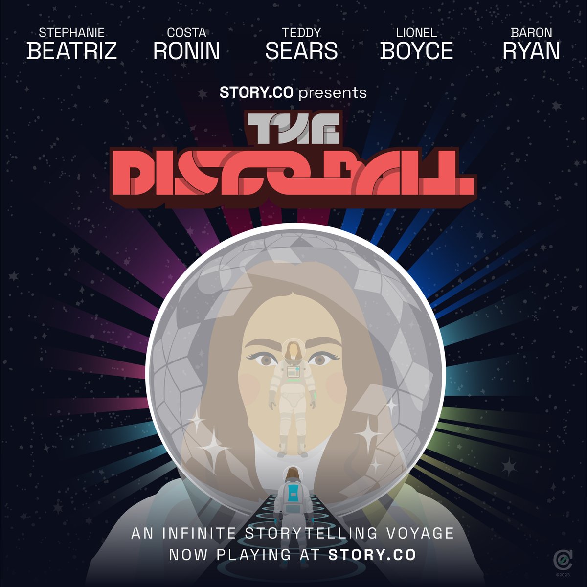 Collab_Currency's tweet photo. 1/ Exciting times ahead for collaborative storytelling! @StorycoHQ just launched their new project - THE DISCO BALL - marking a shift in storytelling, intertwining top Hollywood talent w/ a global creator community ⚡ https://t.co/KDWb0m8acy