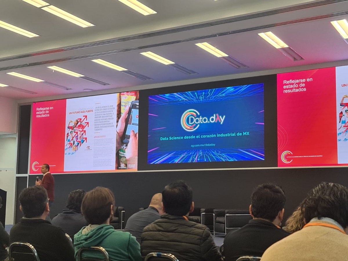Csoftmty's tweet image. 📊 El Csoftmty presente en #DataDay 2023, el evento para profesionales de datos en América Latina. Las ediciones de 2020 a 2022 se realizaron de forma virtual y ahora vuelve a ser en forma presencial.

¡Felicidades Software Guru! 👏
#DataDay2023 #ProfesionalesDeDatos @RevistaSG