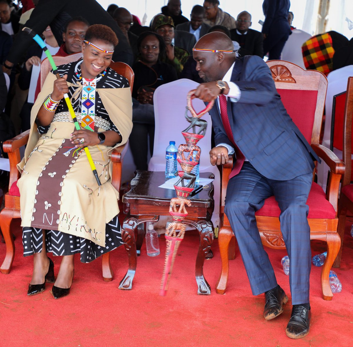 rotichwisley's tweet photo. World Diabetes Day .

World Diabetes Day was today commemorated at Iten County Referral Hospital by Health Cabinet Secretary Susan Nakhumicha. 

Diabetes is a major health concern leading to hypertension, renal failure among other complications.

I am glad CS Nakhumicha reiterated that the consistent supply of drugs to our health facilities will be enhanced through KEMSA.

We also had an official flag off of our 1,260 Community Health Promoters who will be lead persons in spreading awareness and advocacy for better prevention, diagnosis of diabetes in line with this years theme which calls for  enhanced access to Diabetes care.
We will continue our medical screening camps in all wards in order to reach more people. 

Stipends for our CHPs will be paid upon signing an MOU between my government and MOH before January 2024.

Present were Patrick Amoth, Acting Director General of Health, Prof. Sylvester Kimaiyo Country Director,Ampath, Ms. Sanne Frost from World Diabetes Foundation, Deputy Governor Prof. Grace Cheserek, County Commissioner John Korir, Speaker Philemon Sabulei, MCAs among other officials.

#AfyaBora 

#KaziKwaMpango