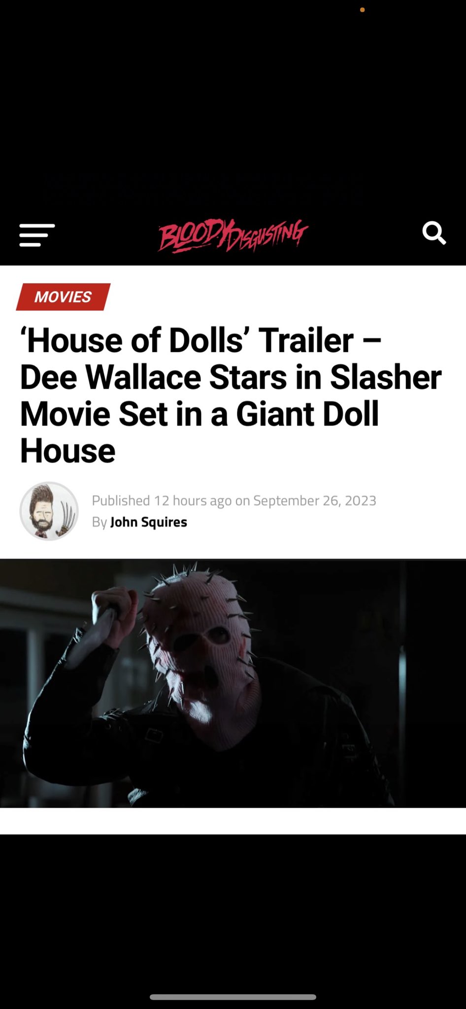 House of Dolls' Trailer - Dee Wallace Stars in Slasher Movie Set in a Giant Doll  House - Bloody Disgusting