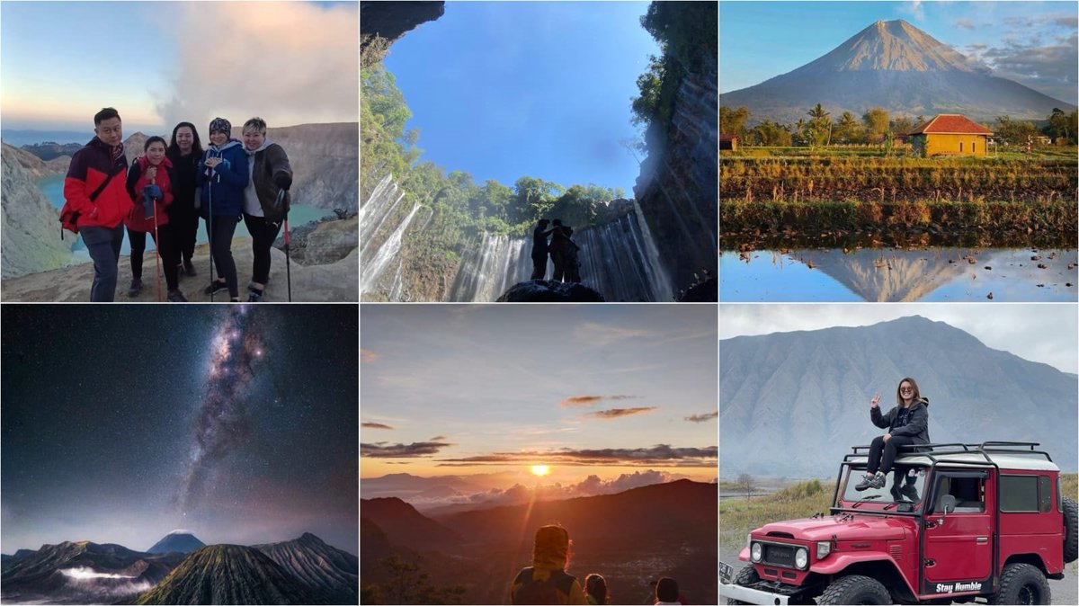 bromoeastjava.com/4-days-ijen-cr…

4 Days Ijen Crater, Tumpak Sewu Waterfall, Village, Mount Bromo Milky Way tour  #mountbromo #kawahijen #triptosurabaya #indonesiatourism #travelphotography #mountbromomilkyway #jodipanmalang #surabayatourism