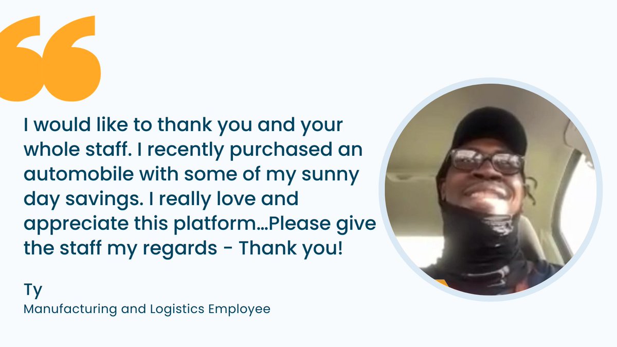 You can’t put a price tag on financial freedom.

We're thrilled to see our Savers benefitting from their <a href="/sunnydayfund/">Sunny Day Fund</a>  accounts to achieve their financial goals!