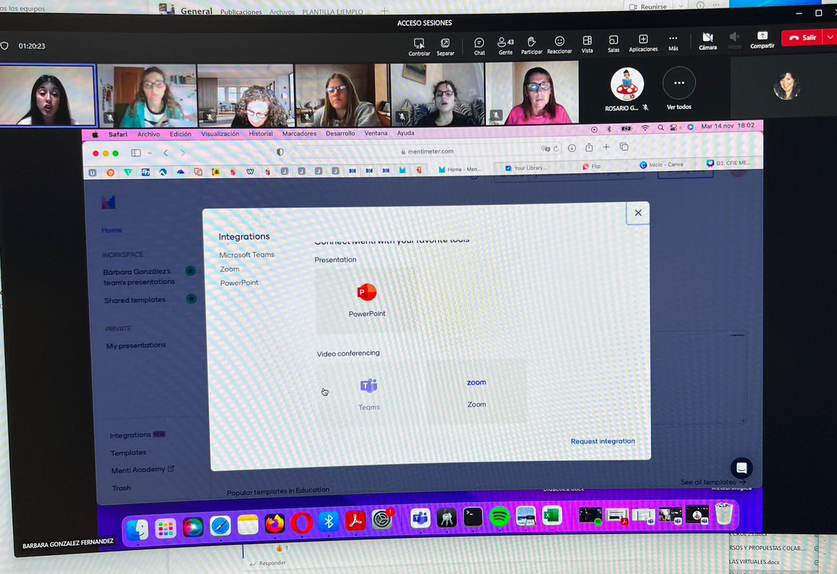 👩🏻‍💻 Curso "Diseño de situaciones de aprendizaje con herramientas TICA", Grupo 2 con <a href="/KleinBarbaraa/">Bárbara González Fernández</a>

🔸 Avanzamos en la planificación de nuestra situación de aprendizaje y trabajamos con Mentimeter

#formaciónCyL
#tiCyL