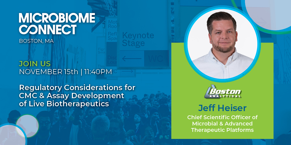 BA Sciences (@basciences_) on Twitter photo Watch Jeff and other expert panelists, tomorrow at 11:40am for an insightful discussion on "Regulatory Considerations for CMC & Assay Development of Live Biotherapeutics" <a href="/MicrobiomeDaily/">Microbiome_Movement</a> Connect!
microbiomeconnectusa.com/events/microbi… #microbiomeconnect #conference #presentation #cmc #bostonma Watch Jeff and other expert panelists, tomorrow at 11:40am for an insightful discussion on "Regulatory Considerations for CMC & Assay Development of Live Biotherapeutics" <a href="/MicrobiomeDaily/">Microbiome_Movement</a> Connect!
microbiomeconnectusa.com/events/microbi… #microbiomeconnect #conference #presentation #cmc #bostonma