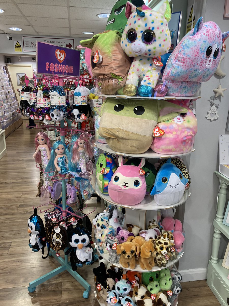 Fantastic Ty plush galore @TyInc available at Kado Gifts #princesrisborough @CyrilService @Justacard1 @greetingstoday @Prog_Greetings