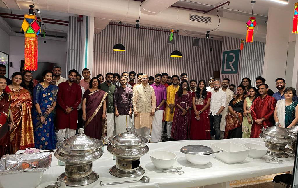 lloydsregister's tweet photo. As Diwali draws to a close, take a look at some photos from colleagues in our Mumbai office celebrating the Festival of Lights! #Diwali #LifeAtLR https://t.co/hoLEDaJcLM
