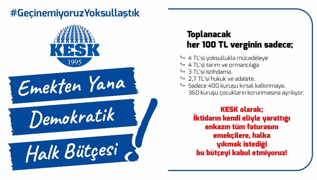 2 Aralık tarihinde düzenleyeceğimiz bölge mitinglerinde İstabul Kartal Meydanında, Diyarbakır İstasyon Meydanında olacağız !
#GeçinemiyoruzYoksullaştık