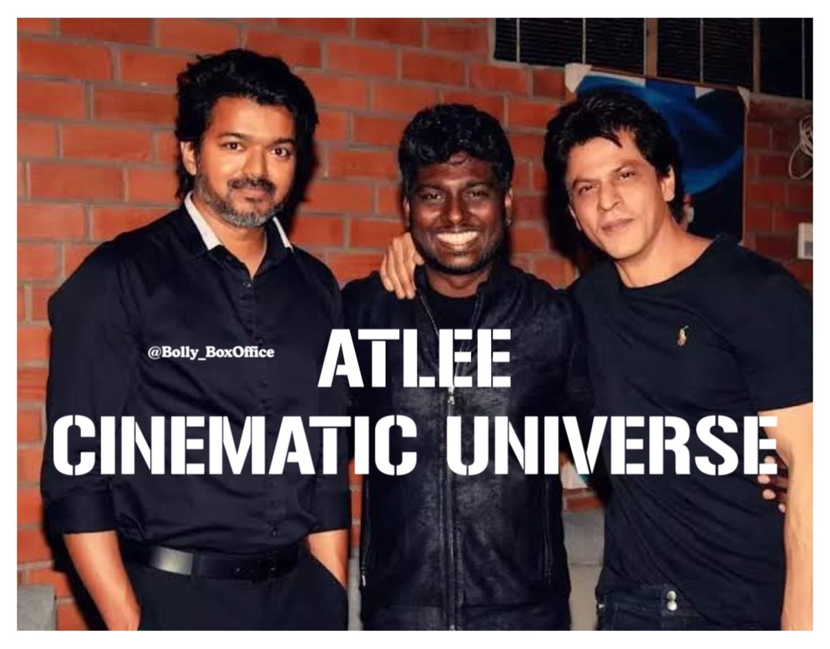 #SRK and #ThalapathyVijay together in a film by @Atlee_dir.. If this happens it will break all Box Office records globally by a huge margin.. None is bigger than @iamsrk & @actorvijay in India & Overseas. Make it soon Master #AtleeKumar.