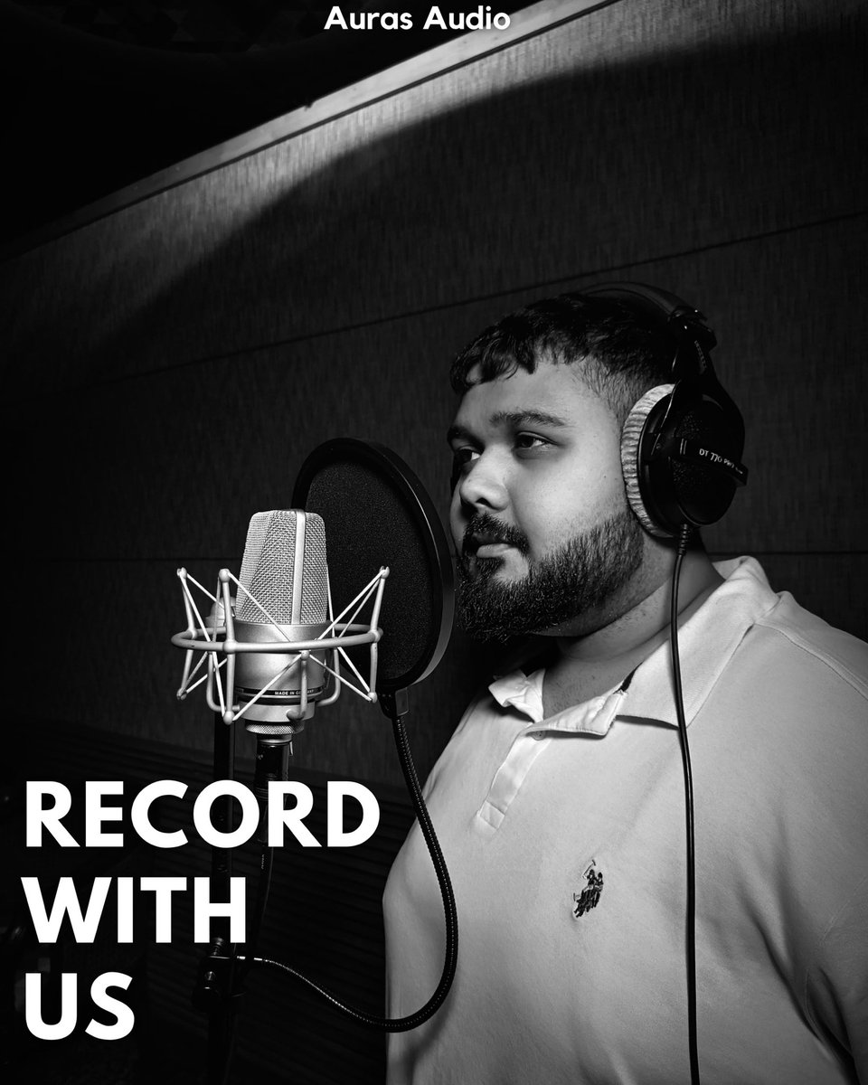 AurasAudio's tweet image. RECORD WITH US 
 
Book your slot with us 
Contact now : +91 9899808800 

#insyncwithsound
#aurasaudio 

#recordwithus
#recordmusic 
#learnmusic 
#recordingstudios 
#recordingmusic 
#recordingstudiodelhi
#delhirecordingstudio
#bestrecordingstudiodelhi
#aurasaudiostudio