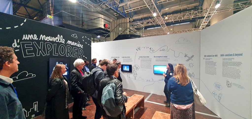 E_BLONDEAU's tweet image. Glad to had the opportunity with other #cleantech experts to discover at the @citedessciences the @solarimpulse's exhibition on Cities of Tomorrow thanks to the +1000 labeled solutions, which 75% are #industrialstartups 💡
#Beyond1000Solutions
#ExpoVilleDemain