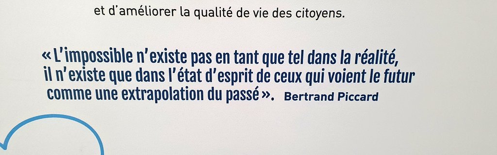 E_BLONDEAU's tweet image. Glad to had the opportunity with other #cleantech experts to discover at the @citedessciences the @solarimpulse's exhibition on Cities of Tomorrow thanks to the +1000 labeled solutions, which 75% are #industrialstartups 💡
#Beyond1000Solutions
#ExpoVilleDemain