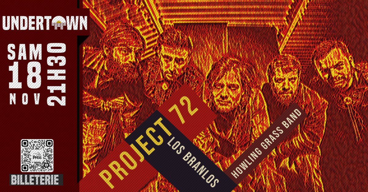 Prochain rendez vous ce samedi avec Howlin Grassman VS Stompin Bigfoot accompagnés en ouverture de Project 72 et L'os Branlos en DJ Set !

Billetterie : petzi.ch