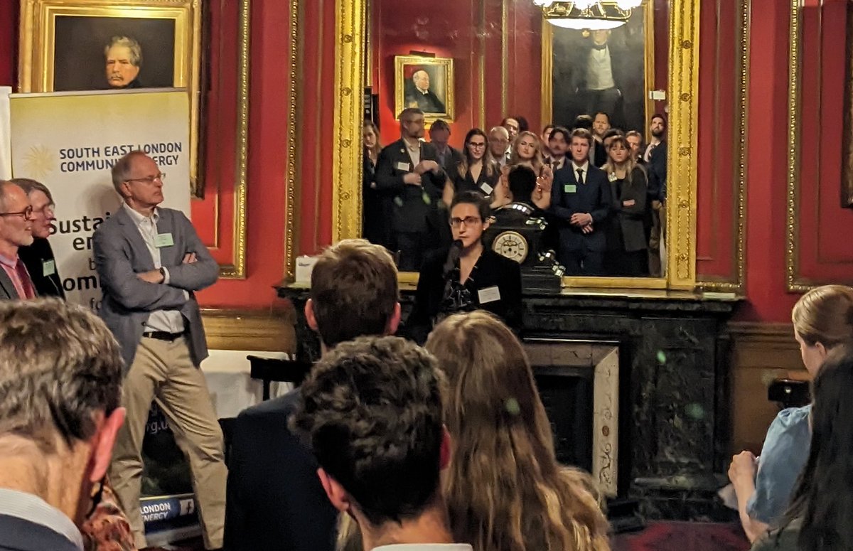 Chris Hewitt from <a href="/SolarEnergyUK_/">Solar Energy UK</a> spoke about the rapidly growing broader solar sector, before Giulia Privitera from <a href="/Renantis_/">Renantis</a> explained the huge benefits of #sharedownership of #renewableenergy installations