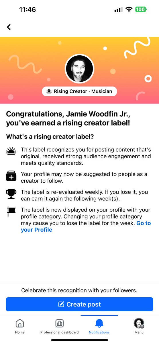 jamiewoodfin's tweet image. And I wonder. 🧐🙌 #risingcreator #facebook #musician