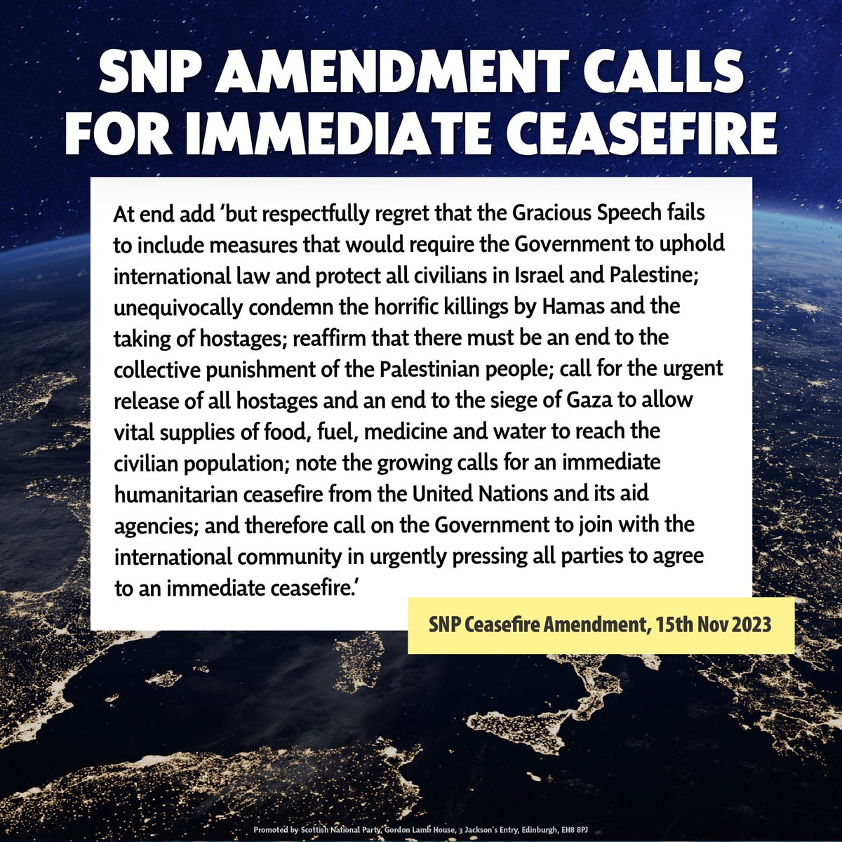The SNP tweet media