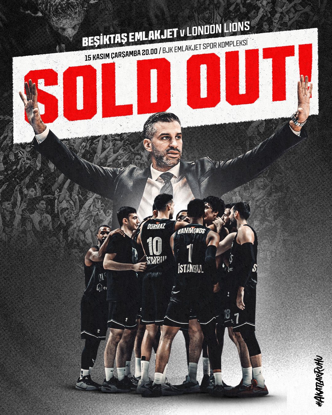 Beşiktaş Emlakjet on X: 𝗦𝗢𝗟𝗗 𝗢𝗨𝗧 🦅 BKT EuroCup A Grubu 7