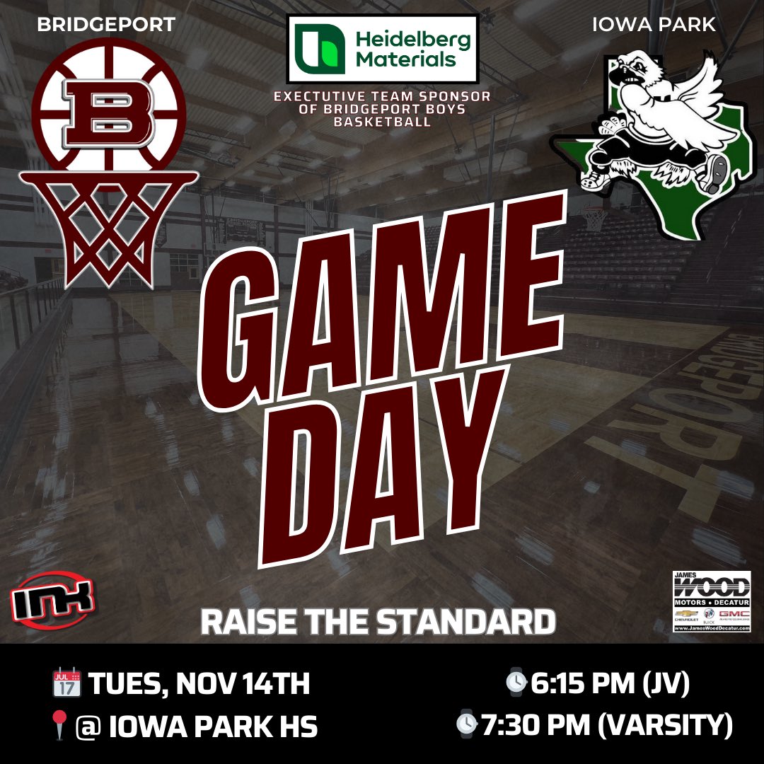 BHSBullsBBall's tweet photo. The Bulls have a matchup tonight 🆚 @IowaParkHoops 
#RaiseTheStandard

Game will be live-streamed here: 
🎥 https://t.co/KW0zmaZd0p

@BridgeportISD 
@bridgeport_BHS 
@BridgeportMS 
@Bulls_Sissies 
@hoopinsider
@dfwvarsity
@Gosset41
@WCMSports 
@Tabchoops
@TXHSBB https://t.co/u2yYeKIdEl