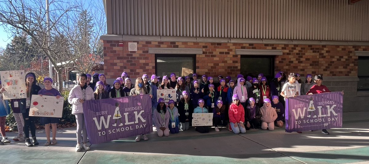 ForestViewES's tweet photo. 2nd Annual Ruby Bridges Walk to School Day @EverettSchools https://t.co/yiTaKJaF7U