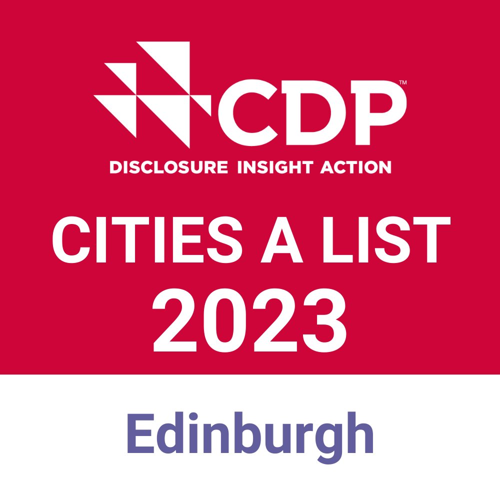 We have been recognised as one of 119 cities across the world to lead the way on climate action, in results published by Carbon Disclosure Project (CDP) today. Find out more - edinburgh.gov.uk/news/article/1…