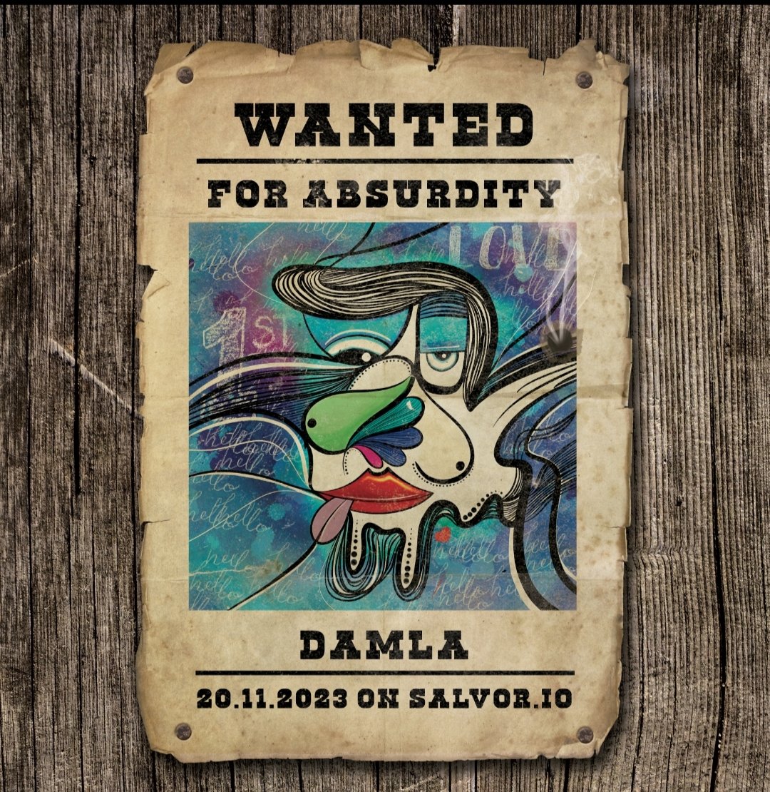 The most absurd collection ever created with 44 amazing artists is launching soon on <a href="/salvor_io/">Salvor 🚢🔺</a> 
This is my absurdity... ✌️☺️
and of course thank you to <a href="/sarpsuerdas/">Sarp Süerdaş</a> for creating this amazing collection <a href="/sarpsuerdas/">Sarp Süerdaş</a>