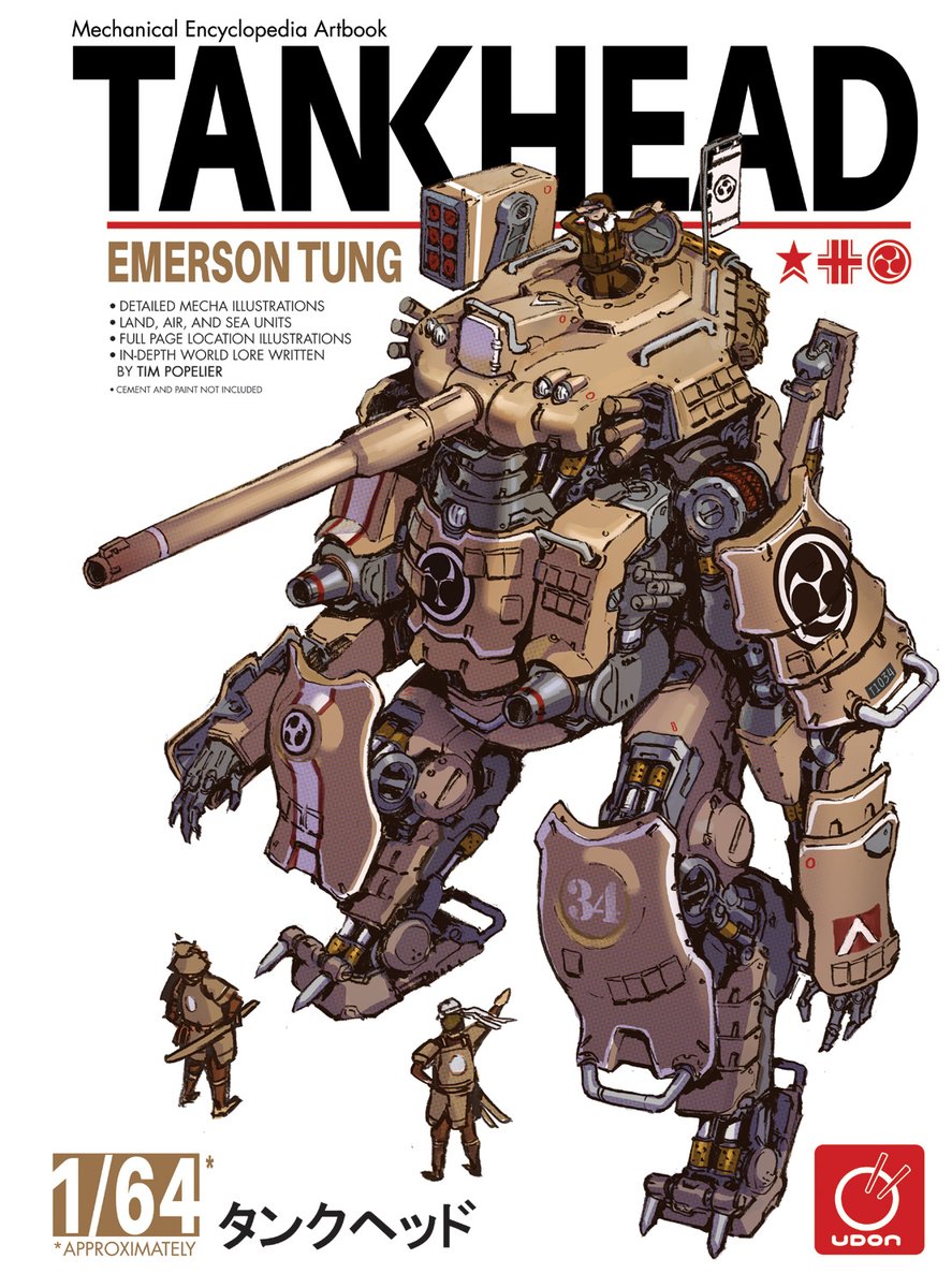 ⚡PRE-ORDER ALERT!⚡ From the minds of <a href="/emersontung/">Emerson Tung</a> &amp; <a href="/TimPopelier/">Tim Popelier - Tankhead text typer</a>, TANKHEAD: Mechanical Encyclopedia Artbook - Deluxe Edition is now available for pre-order! Check out the link below for more info and to your reserve your copy today! 

store.udonentertainment.com/blogs/news/tan…