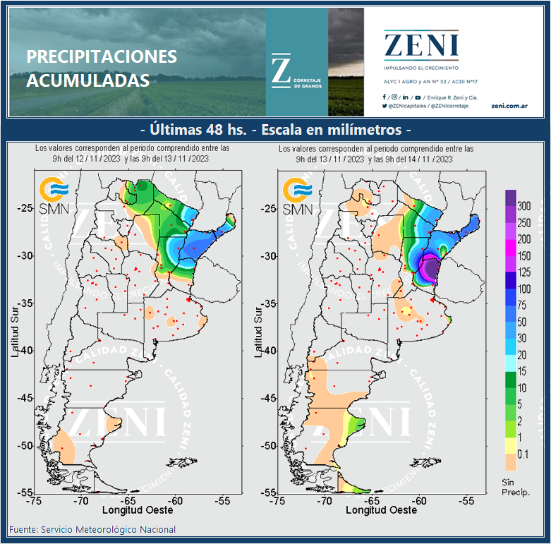 🌧️Precipitaciones acumuladas: Últimas 48 hs.
👉zeni.com.ar/reporte/precip…
<a href="/SMN_Argentina/">SMN Argentina</a>