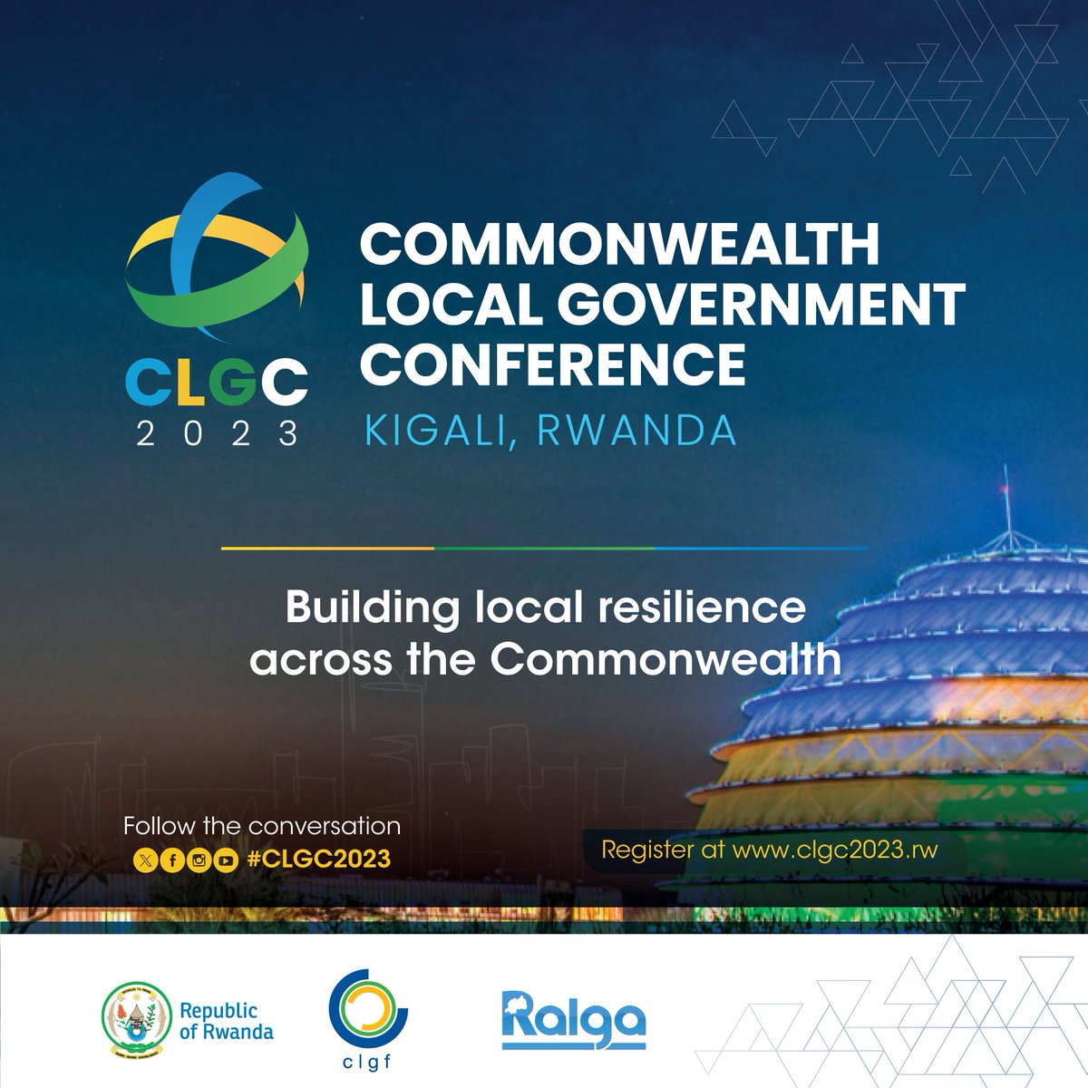 BoscoNyemazi's tweet image. Thrilled to be part of Commonwealth Local Government Forum, bringing together various partners from across Commonwealth family. 

It&apos;s an opportunity to explore and exchange on experiences, best practices and innovations to build resilience and deliver sustainable dev&apos;t #CLGC2023