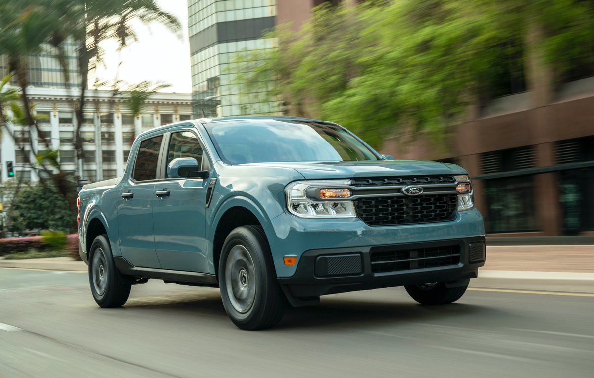 jimfarley98's tweet photo. Glad to see @ConsumerReports named the 2024 @Ford Maverick the best small truck and the Maverick Hybrid the best fuel efficient truck in its 2024 Buying Guide. Love seeing more and more Mavericks on the road and all the ways customers are using them! https://t.co/9c0BfQJxEj