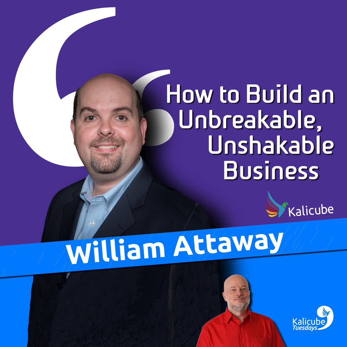TeamKalicube's tweet image. How to build an unbreakable, #unshakablebusiness?

Building an unbreakable &amp;amp; unshakable business involves having a #clearmindedfocus, #calmcontrol, &amp;amp; confidence.

Happening in an hour 🙂Tune in!

Tickets here!
eventbrite.com/e/kalicube-tue…

#UnshakableConfidence #MindsetLeadershipCoach