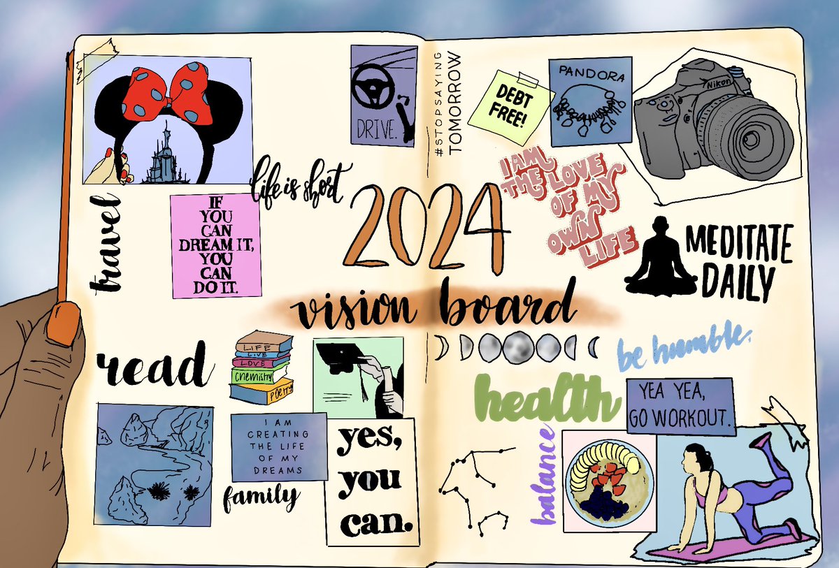 The Daily Texan on X: OPINION: While we often get caught up in the  present, creating a vision board can help students stay motivated on  reaching their goals in the future, serving