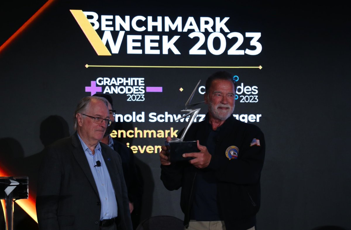 ⚡ Governor Arnold <a href="/Schwarzenegger/">Arnold</a> opens #BenchmarkWeek 2023 ⚡

It was a privilege for Benchmark to open our flagship conference in Los Angeles by recognising Governor Arnold Schwarzenegger with Benchmark’s inaugural Lifetime Achievement Award, for his visionary leadership in