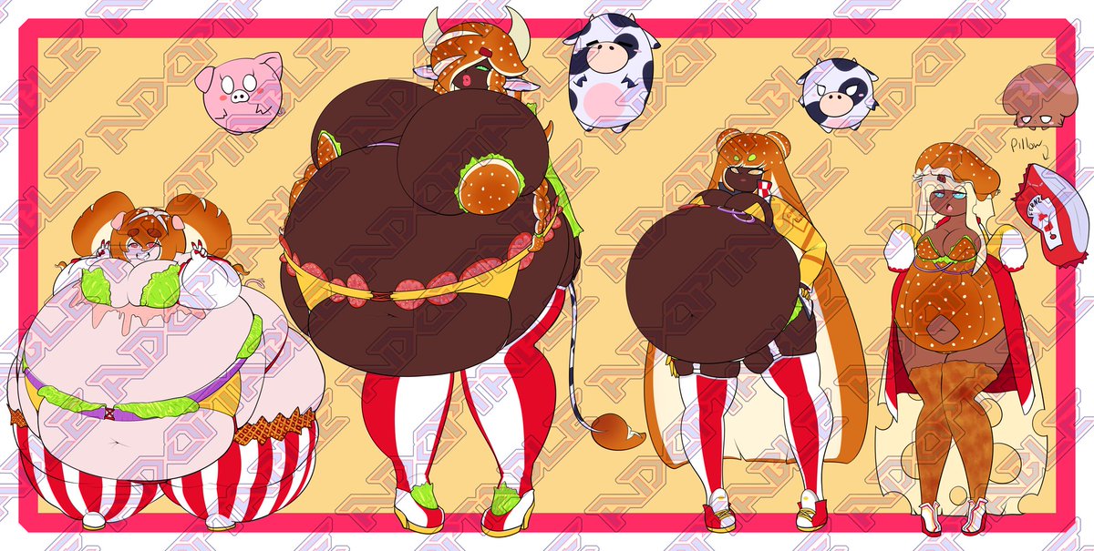 Burger girl adopts! Deadline will be Thurs Nov 16 at 12pm PST.

Sb is 150, Mb 10, Ab 250! 
Bid in replies :]
(ALL ON P@YPAL)

We got:
-Superb Pork Burger
-Doubledeck Doublecheese Burger
-Cheeseburger (already sold)
-Mushroom Swiss Burger