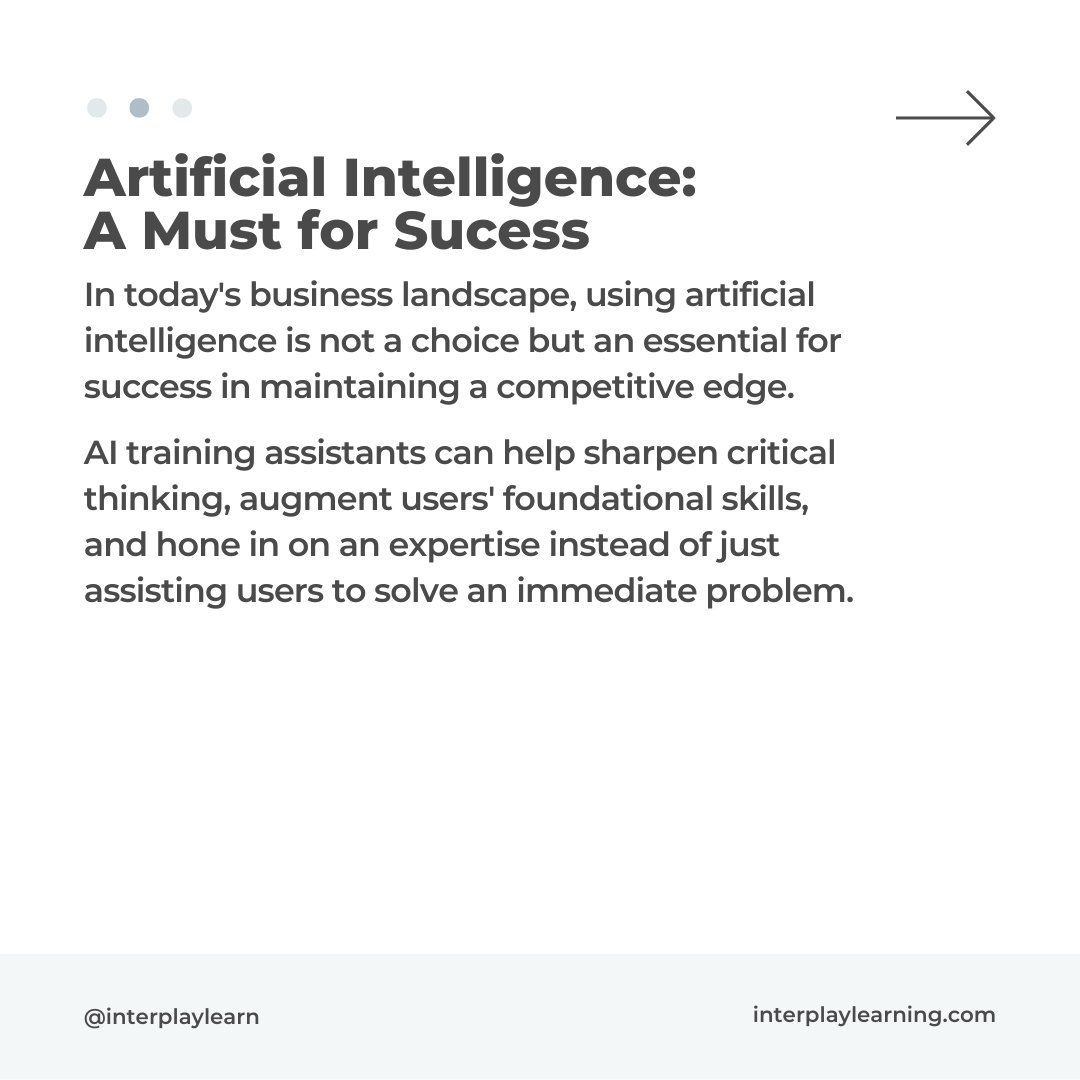 InterplayLearn's tweet image. Explore AI&apos;s transformative impact on training with Doug Donovan in his article in @ceoworld as he dives into how personalized learning and scalable mentorship can reshape the future of career development. bit.ly/46g1iw7