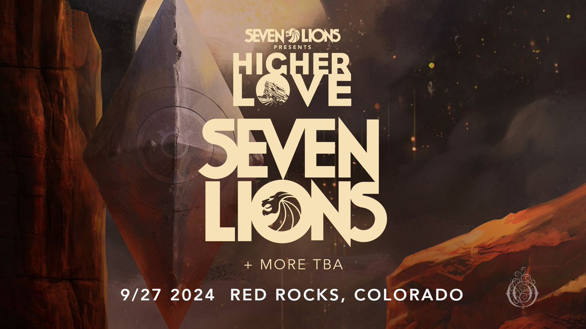 🦁SHOW ALERT!🦁

Party Guru Productions welcomes you to join us for Higher Love ft Seven Lions + More TBA on Friday, September 27th at Red Rocks Amphitheatre!

Register for Special Early Pre-Sale and to enter to win a pair of FREE TICKETS to the show! ➡️ bit.ly/SevenLionsRR24