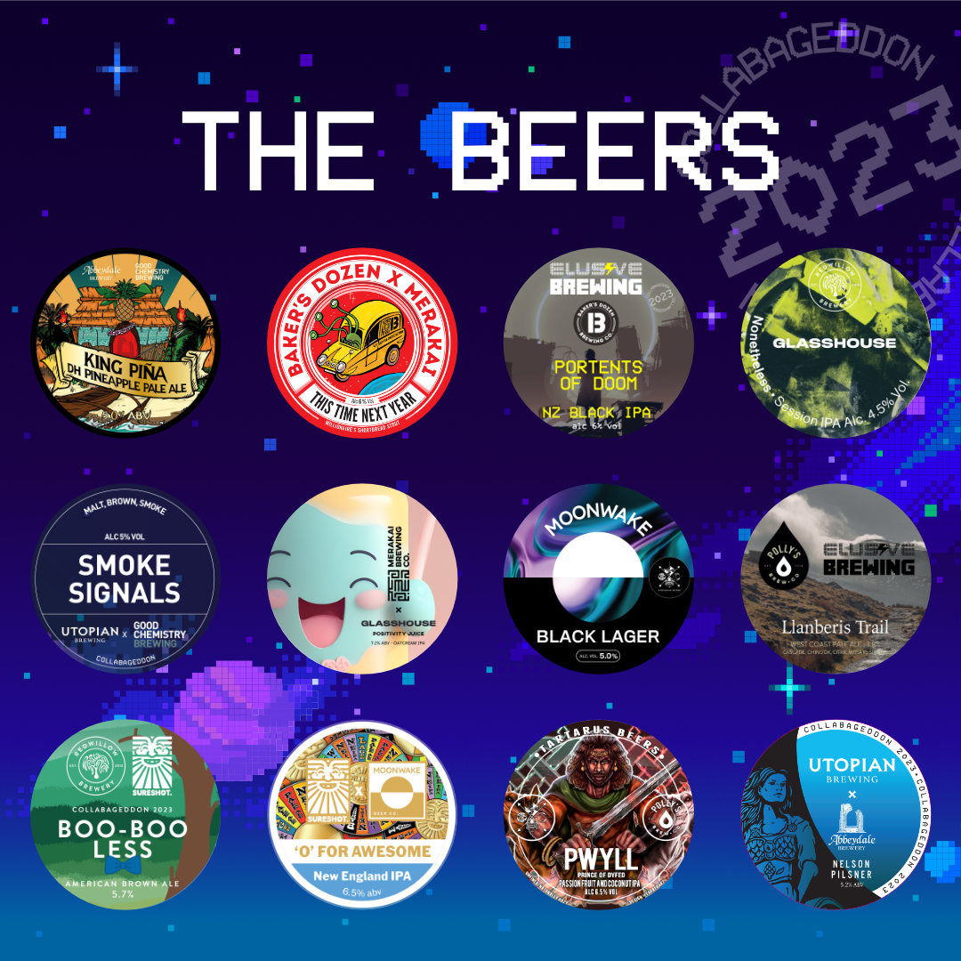 We're nearly there folks, this Friday is Collabageddon - woohoo!  We have some brilliant beers in store for you this year &amp; can't wait to hear what you think of them.  Check out our blog post for beer info &amp; where you can try these delicious collaborations.  Roll on Friday! 🥳
