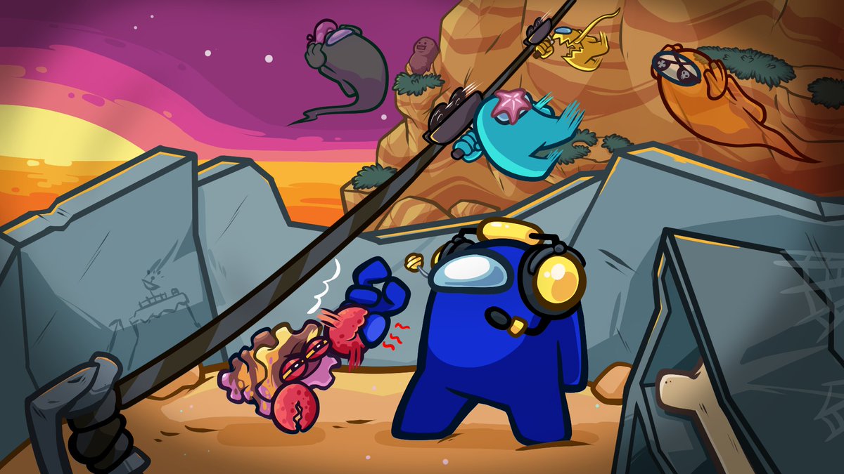 Among Us 🍄 on holiday on X: get the pizza from Storage they said. get on  the zipline they said. play with the conch shell they said.  t.cowTHrmtYxQV  X