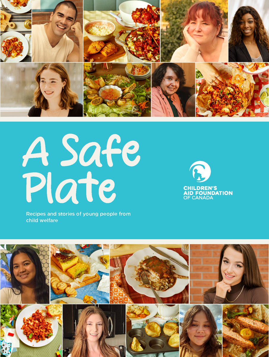 A Safe Plate features the stories of 9 incredible young people from across Canada who've been involved in the child welfare system. Download this free e-cookbook to learn about their experiences and how @CAFDN and the KARE Foundation are helping. bit.ly/49orebp