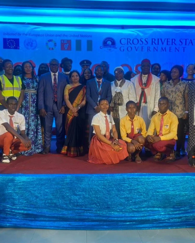 okolonzube's tweet photo. The handover ceremony symbolized not only the conclusion of the Spotlight Initiative in Cross River State but also the beginning of a new phase in the ongoing fight against gender-based violence. 
#spotlightinitiativecrossriverstate
#spotlightinitiative
@UNFPANigeria https://t.co/fdKEVWskol