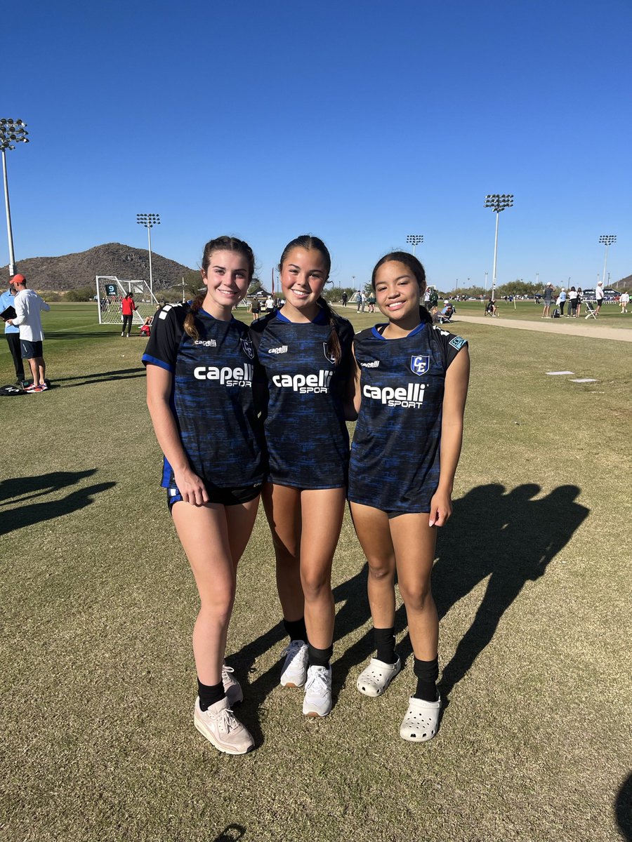 Ava Zacharias (@avazacsoccer) on Twitter photo Had a great time in Phoenix ECNL Showcase! So proud of my @CE07GECNL team for going 3-0 this weekend. Next up is Tennessee in 3 weeks!
<a href="/TopDrawerSoccer/">TopDrawerSoccer</a> <a href="/LethalSoccer/">Coach Duque</a> <a href="/ImCollegeSoccer/">College Soccer Truth ™</a> <a href="/ImYouthSoccer/">ECNL/GA/Recruiting/College Soccer</a> Had a great time in Phoenix ECNL Showcase! So proud of my @CE07GECNL team for going 3-0 this weekend. Next up is Tennessee in 3 weeks!
<a href="/TopDrawerSoccer/">TopDrawerSoccer</a> <a href="/LethalSoccer/">Coach Duque</a> <a href="/ImCollegeSoccer/">College Soccer Truth ™</a> <a href="/ImYouthSoccer/">ECNL/GA/Recruiting/College Soccer</a>