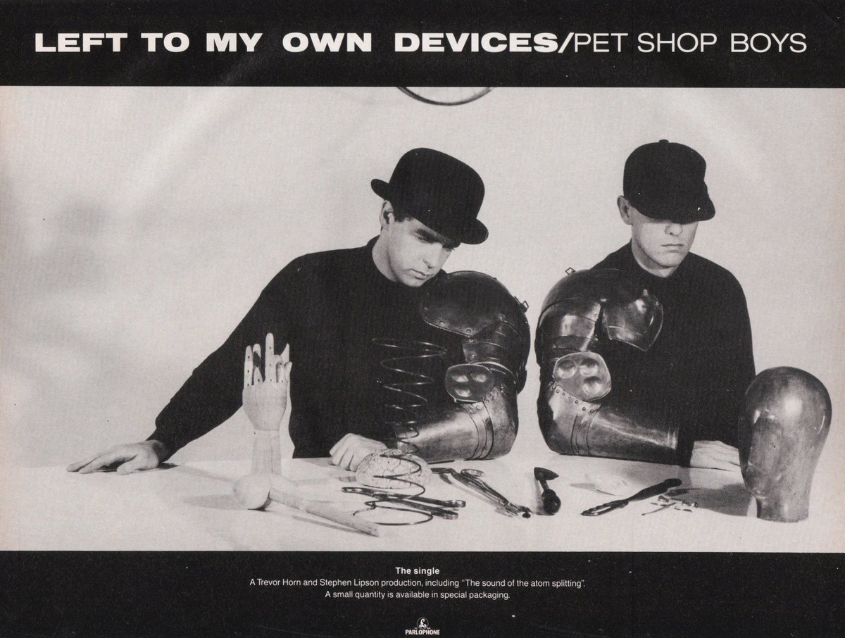 myfizzypop's tweet photo. Happy 35th to my all time favourite #PetShopBoys single, #LeftToMyOwnDevices, released #onthisdayinpop 1988. Such a phenomenal example of their genius - theatrical synth pop with lyrics I absolutely took to #heart. So intricate! What's ur fave PSB song?
https://t.co/Q6Rv9uzOWo https://t.co/meqITR2Vxj