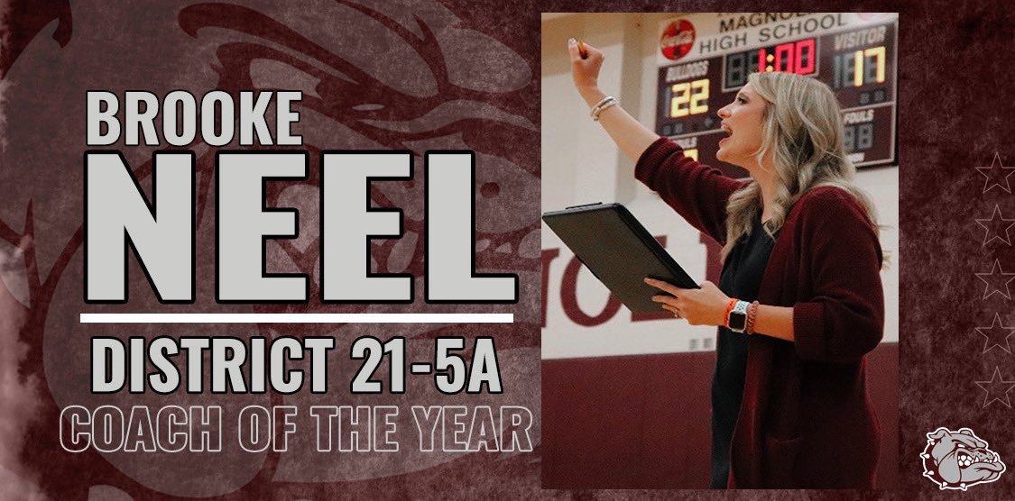 Congratulations to our very own Coach Brooke Neel! We are very blessed to have you leading our program. #BAB #StrongerTogether E+R=O
