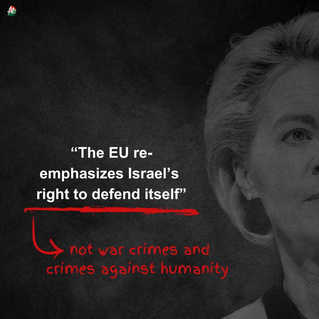 BADIL_Center's tweet photo. The EU is complicit in the Israeli genocidal war on the Gaza Strip! #EUComplicity #GazaGenocide #FreePalestine @EU_Commission https://t.co/Pgc5G4d4ID