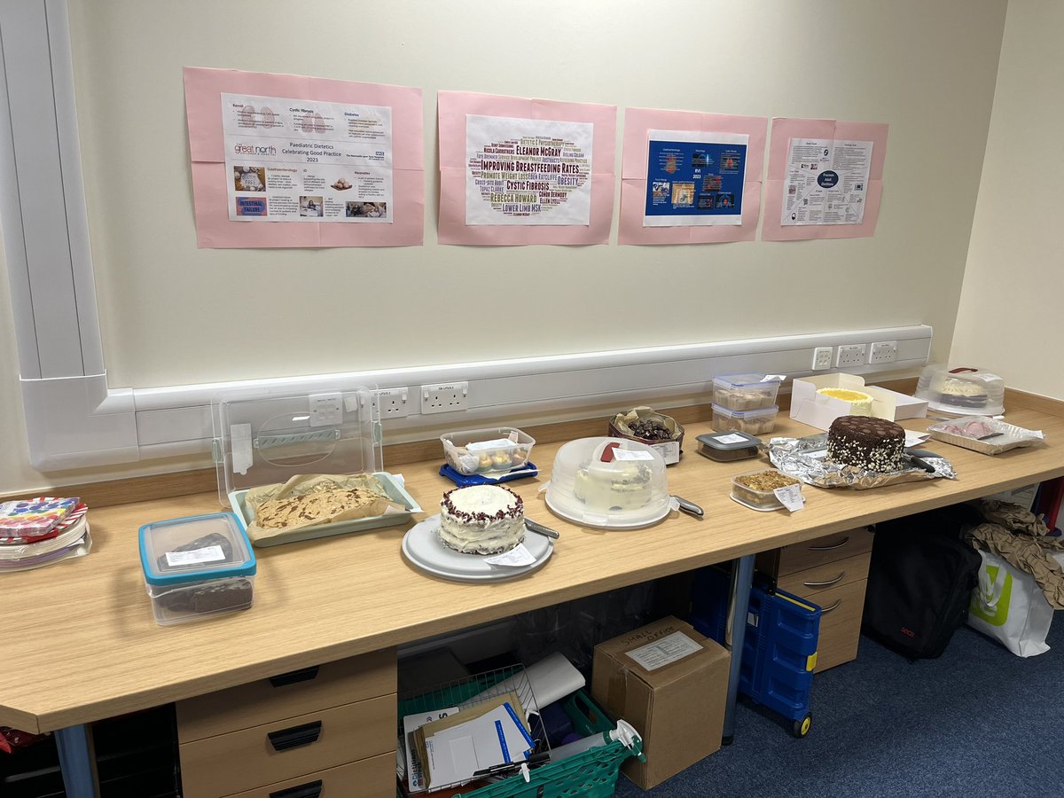 nuthdietetics's tweet photo. Celebrating good practice @nuthdietetics @NewcastleHosps a great turn out demonstrating the important role of dietetics in patient care thanks to all who contributed and congratulations to the bake off finalists and winners @DickEDastardly @JamesCa34781193 were fantastic judges https://t.co/iJALc72AAZ