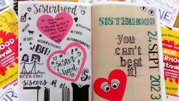 If you contributed to the beautiful zine, I will be getting those copies collected soon. Can't wait to have the copies. 

Inspired and created by Sisterhood Festival   members, facilitated by Zine Queen @JeanMcEwan1

#Sisterhoodfestival
#sharenaleesatti #poetry #dance