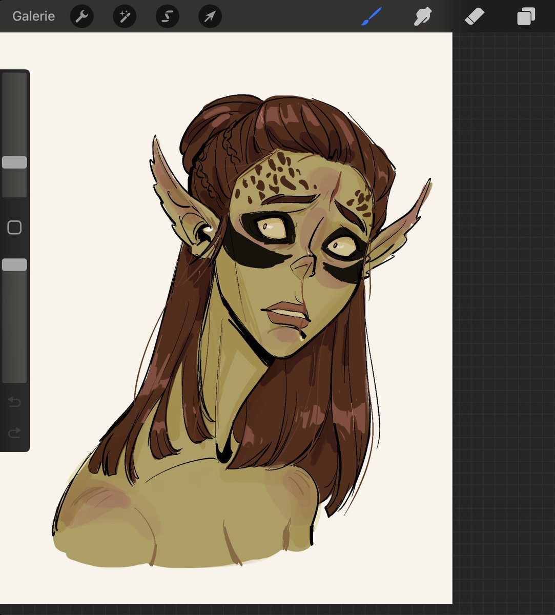 reeseislate's tweet image. omg I am being so slow at finishing this drawing lol #laezel #BaldursGate3