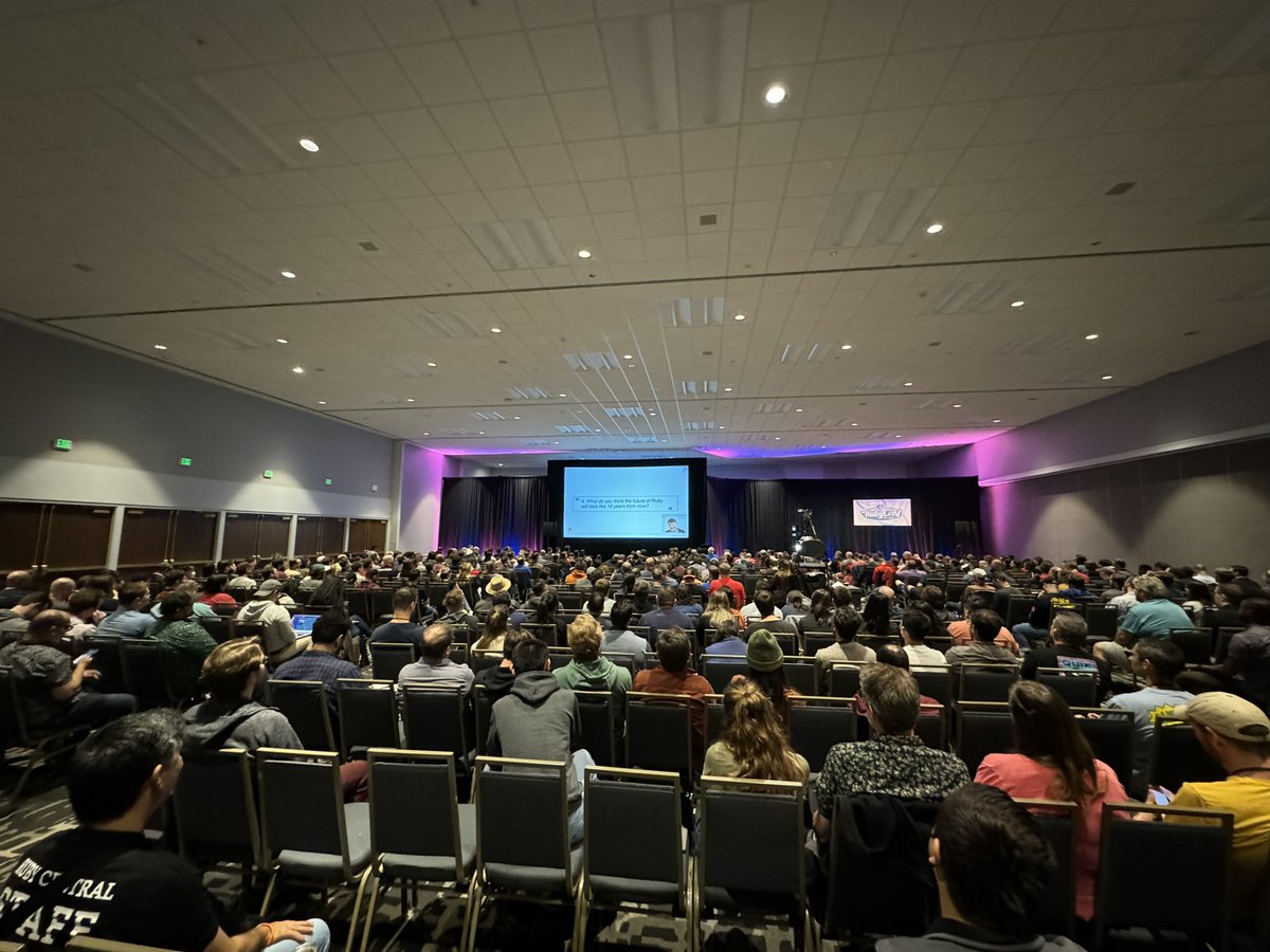 sergyenko's tweet image. #RubyConf in San Diego is big