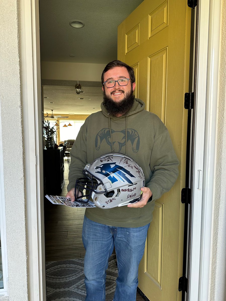 The best supporters in the world! 🫶

Special shoutout to Noah who won a Wolf Pack Football signed helmet during our last auction. More fun things are in the works! Stay tuned. 😉

#WolfPackNation | #FriendsofthePack #NIL