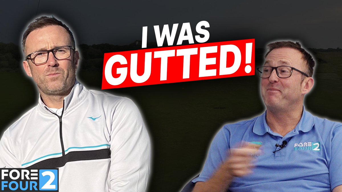 You won’t believe what he says!! “I was GUTTED!” 😮 Liam Harrison @Golf_Mates_ podcast PART 2 out NOW! Watch this brutally honest interview as Liam reveals stories that he has never told before, some belters! Link: youtu.be/8QIo5DmAIew?si… Even @JohnMcGinlay10 was suprised!