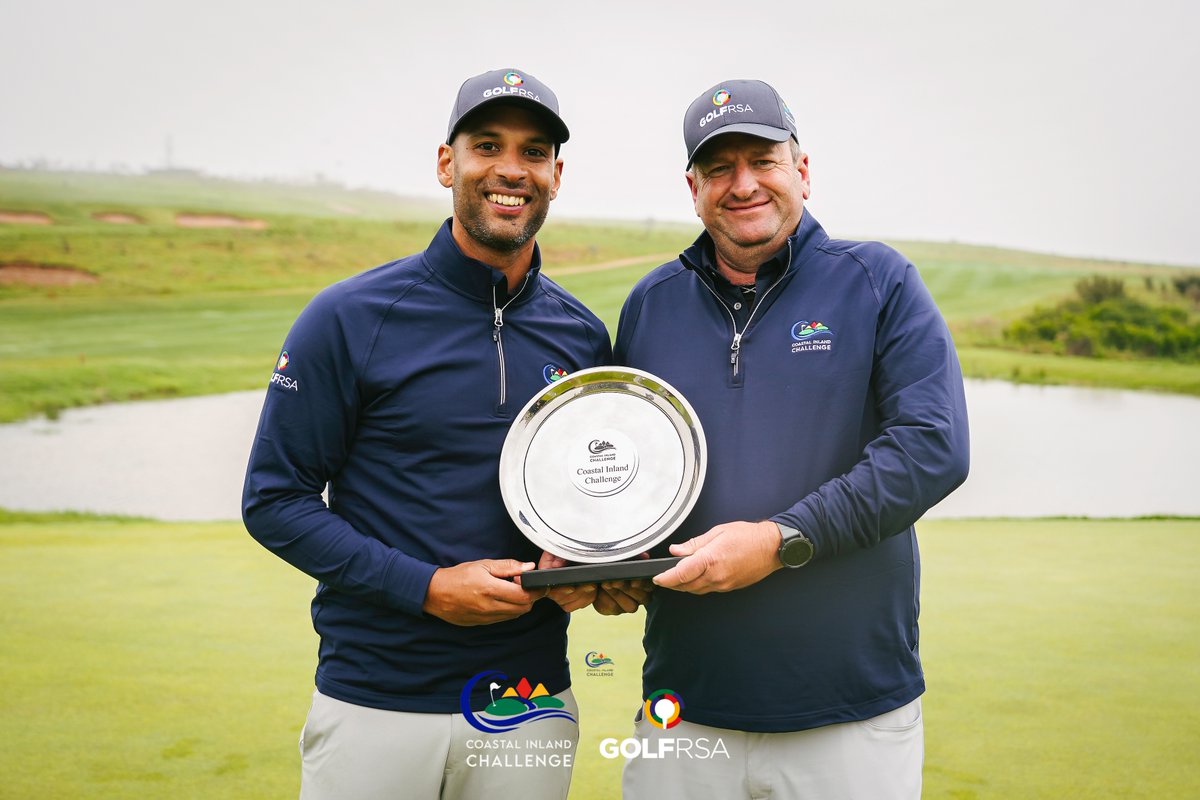 GolfRSA's tweet image. #SmilesForMiles 
Job well done Jo Matiwana, and well done to Coastal Team on an exceptional achievement under challenging conditions 👏

2023 #coastalinlandchallenge | Highland Gate Golf &amp;amp; Trout Estate
#golfrsa #itstartshere #teamwork #winners